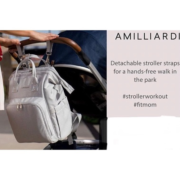 New‎ Amilliardi Baby Diaper Bag Backpack - Picture 2 of 6